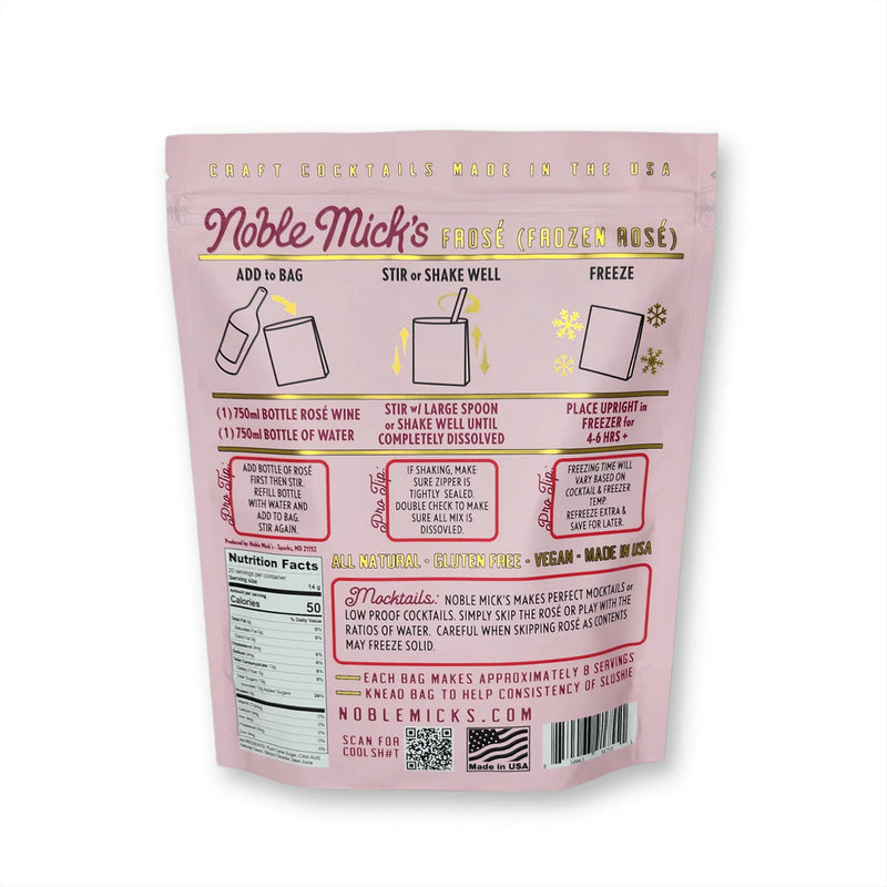Noble Micks Frozen Cocktail mix