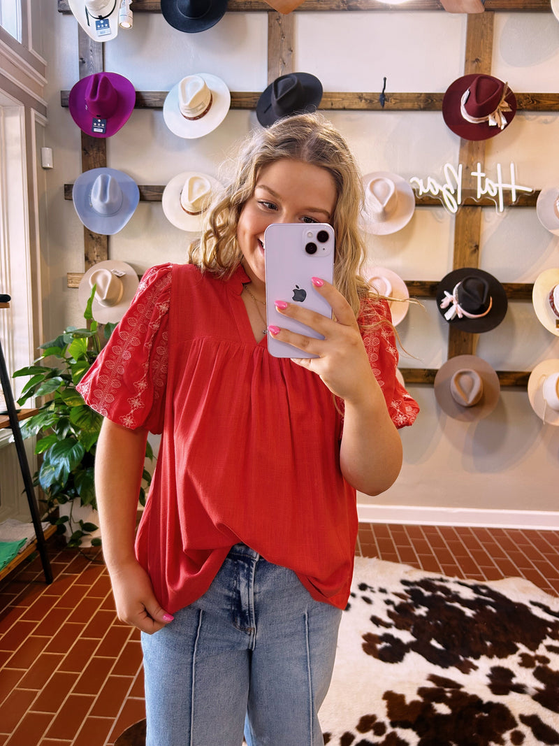 Coral Lenin Top