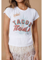 Tacos and tequila babe tee