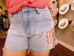 Dear John Embroidered Carrie Shorts