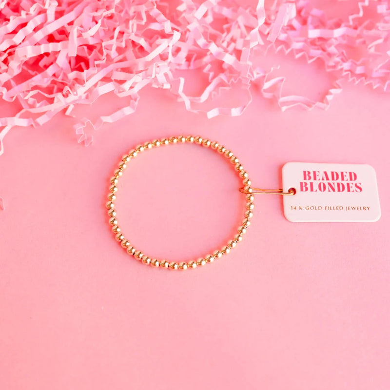 BB Gold Beaded Bracelet