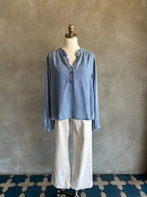 Dear John Chatra Top Denim