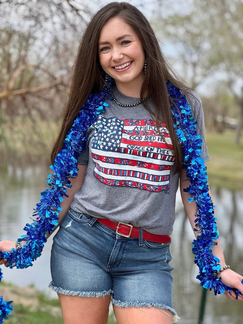 Callie Ann Flag Tee