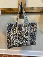 Cheetah  Quilted Bag