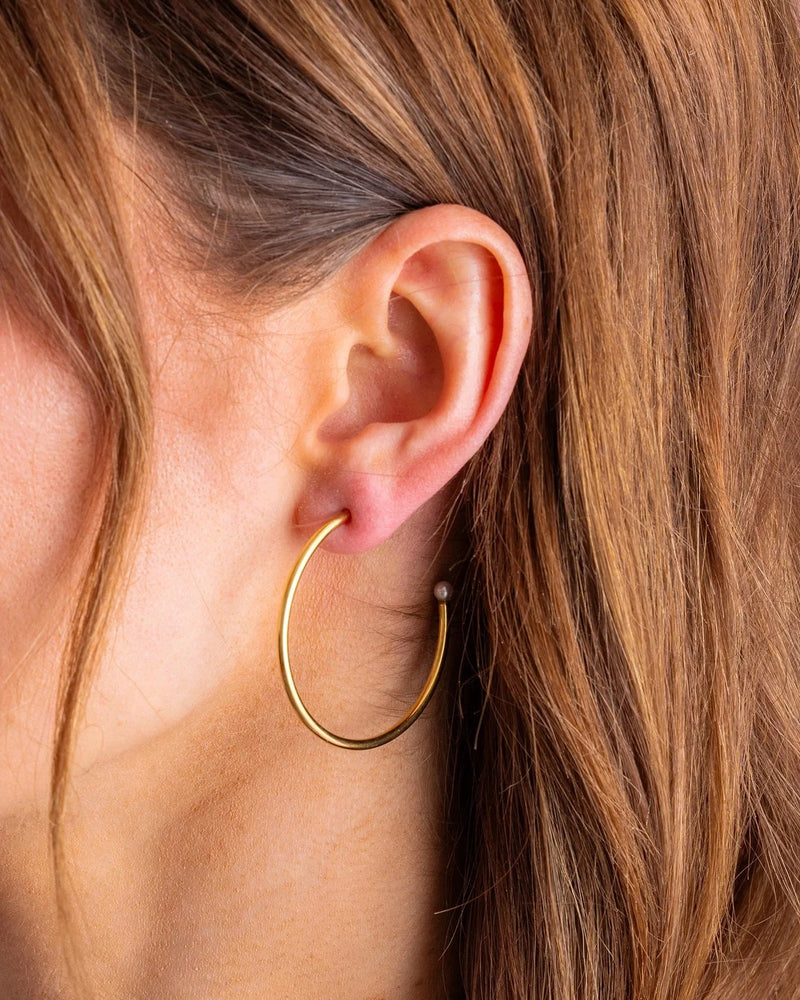 Alexis Gold Hoop Earrings