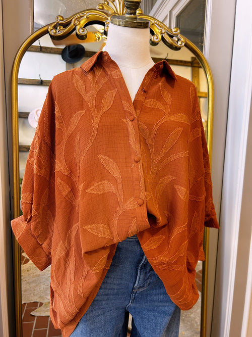 Curvy Rust Vine Top