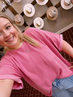 Ribbed Pocket Tee