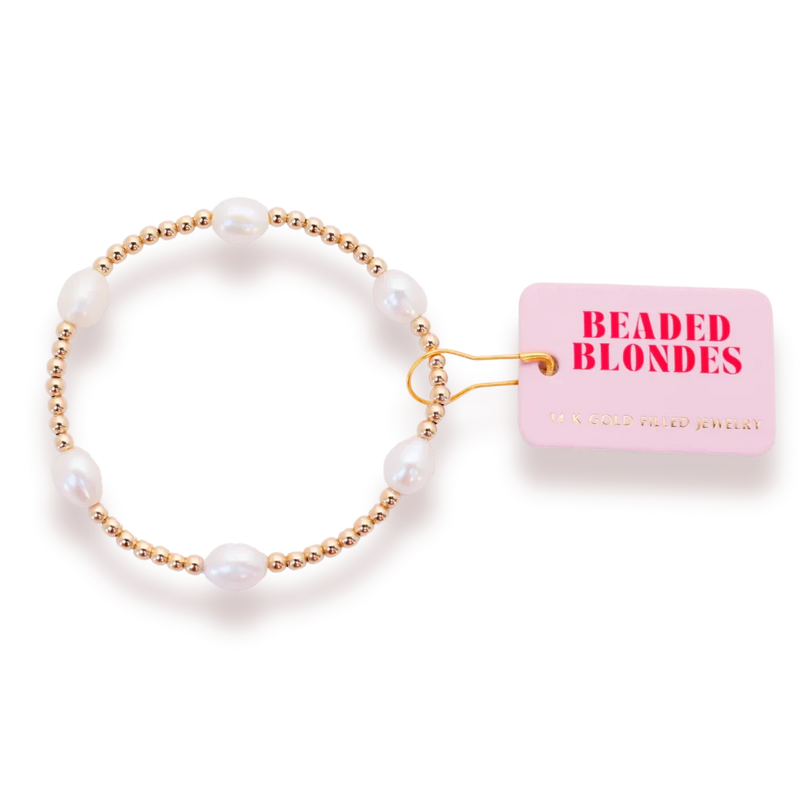 BB Pearl Poppi Gold Bracelet