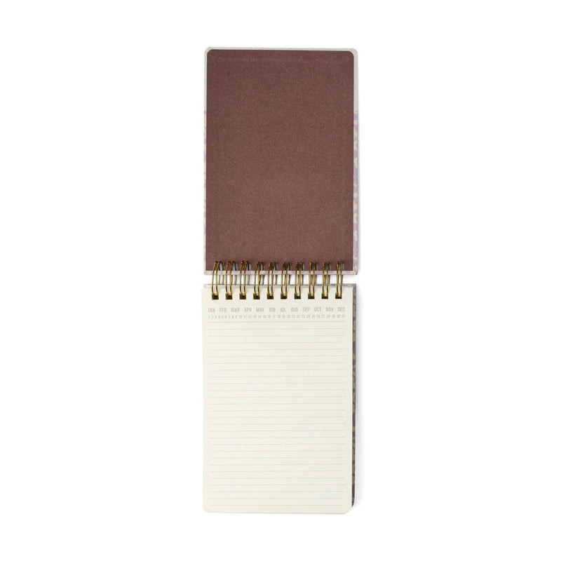 Large Chunky Notepad - Lilac Groovy Floral