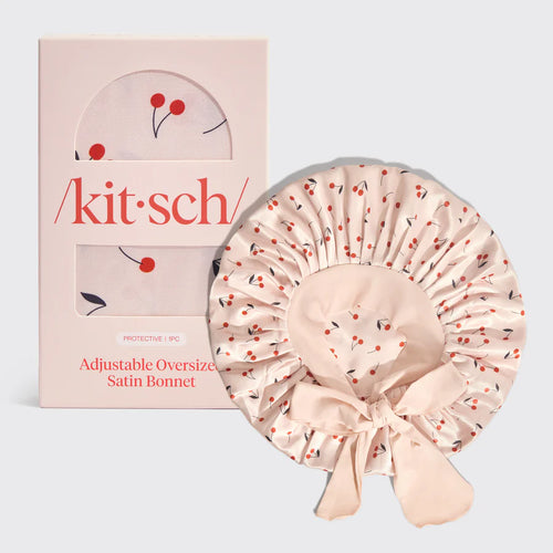 Kitsch Satin Cherry Bonnet