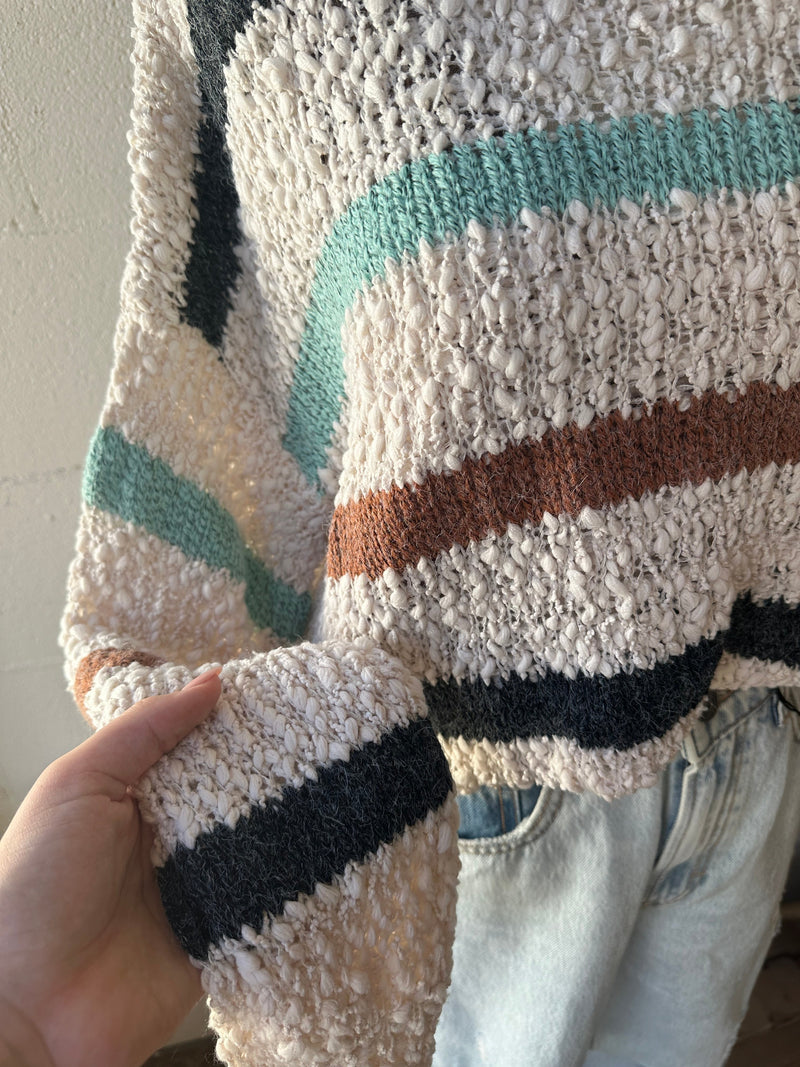 Bubble Stripe Sweater