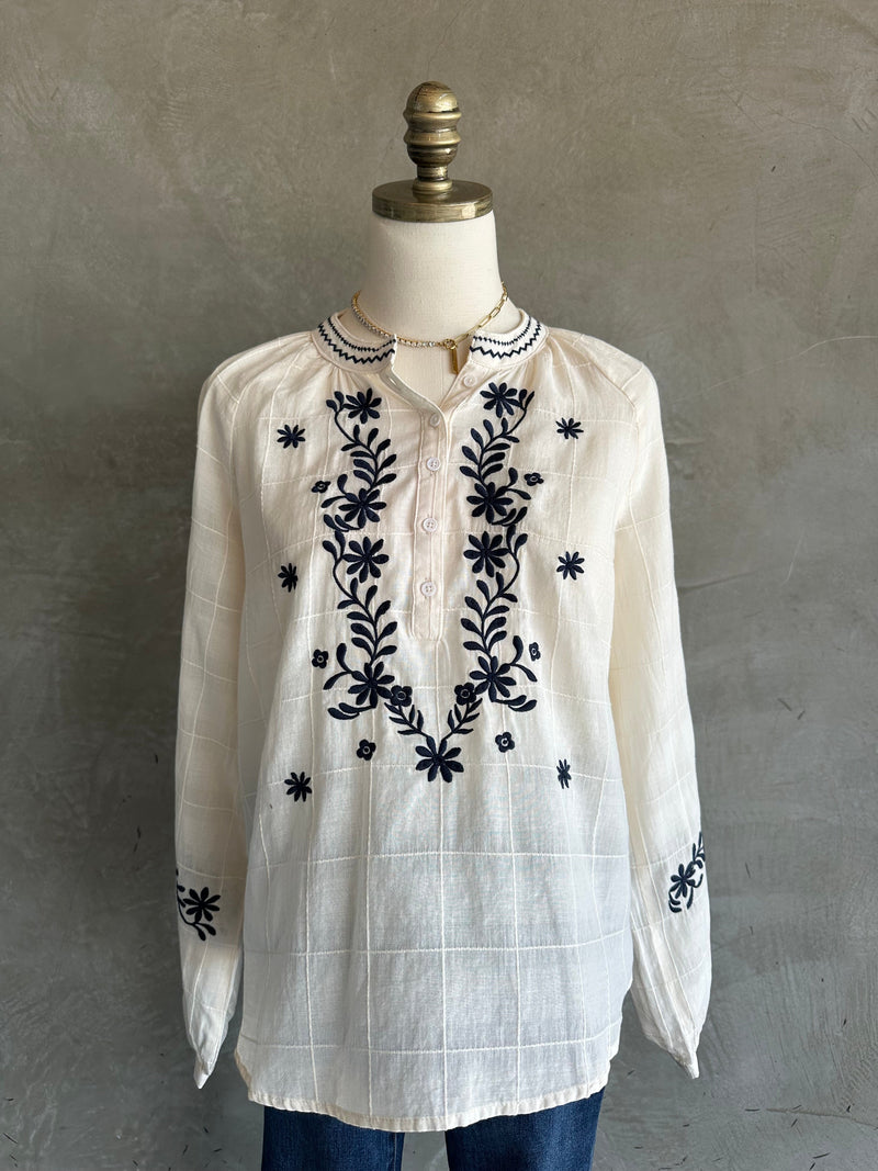 Dear John Ella Whitecap Top