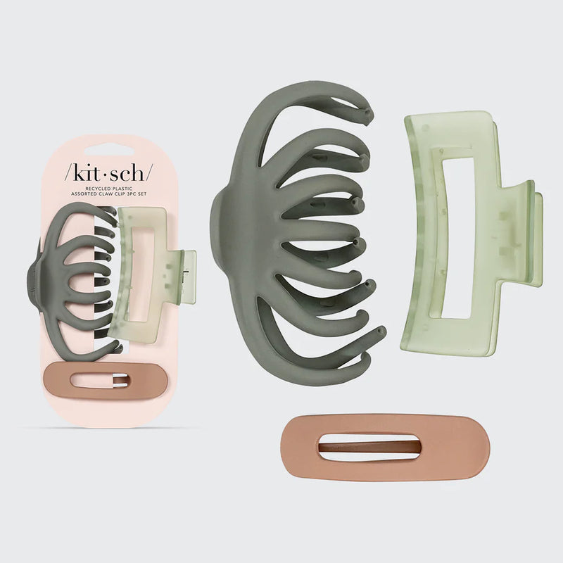Kitsch Clip 3pc - Octopus Claw Clip