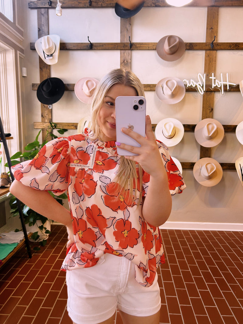 Besty Floral Top