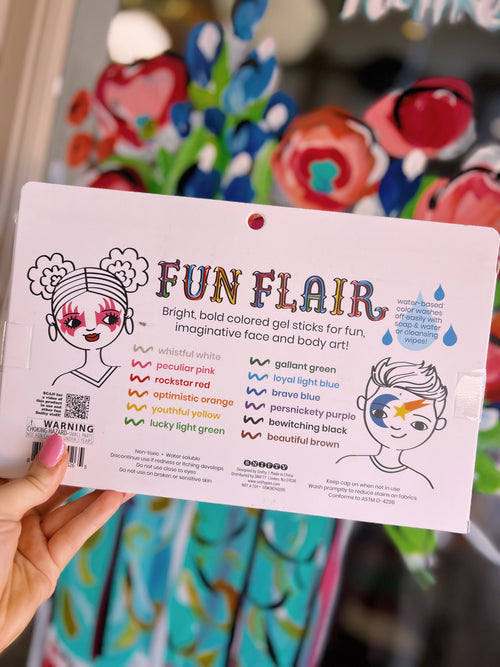 FUN FLAIR- Face and Body Color Gel Sticks
