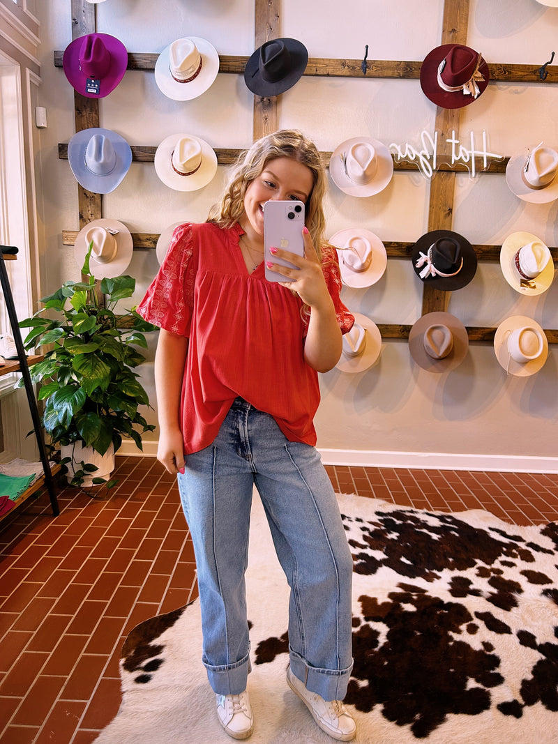 Coral Lenin Top