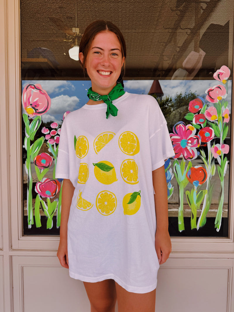Lemon Wedge Short Dress