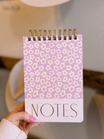 Large Chunky Notepad - Lilac Groovy Floral