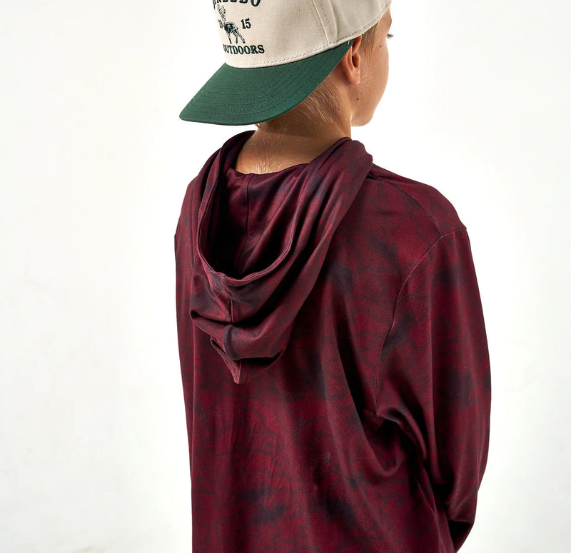 Burlebo Youth - Performance Hoodie Camo
