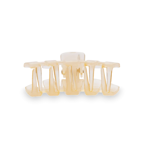 TeleTies Classic Claw Clip Tiny - Almond Beige