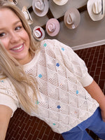 Another Love Julia Cream Top