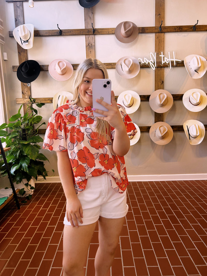 Besty Floral Top