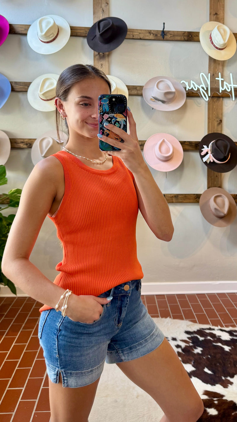 Another Love Cora Tank Persimmon