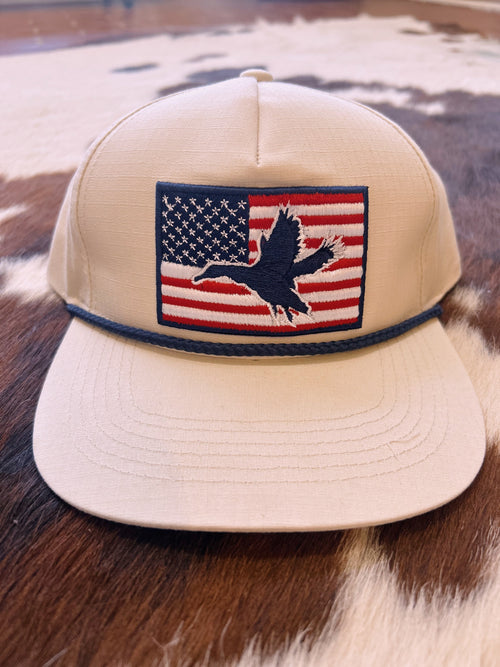 American Flag Duck Hat