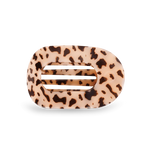 TeleTies Flat Round Hair Clip - Blonde Tortoise