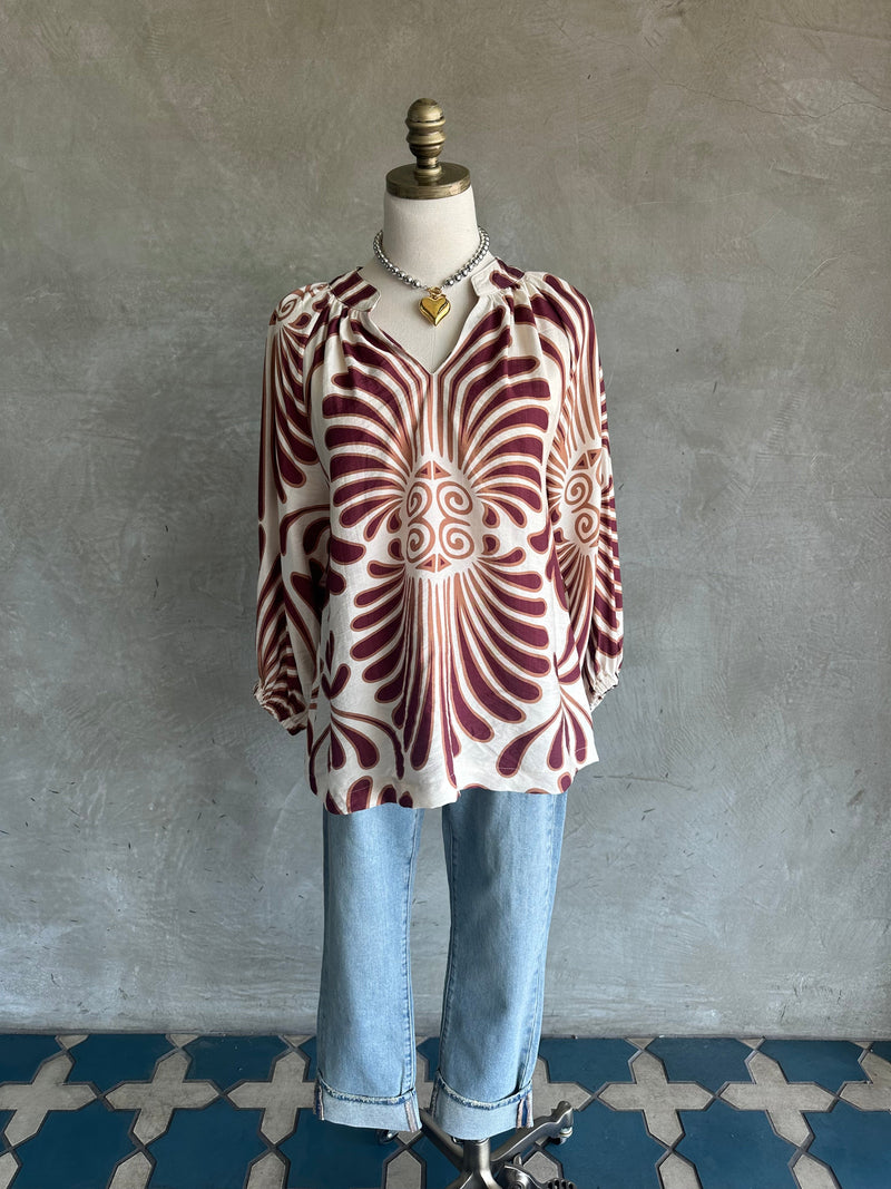 Lucy Wine Top
