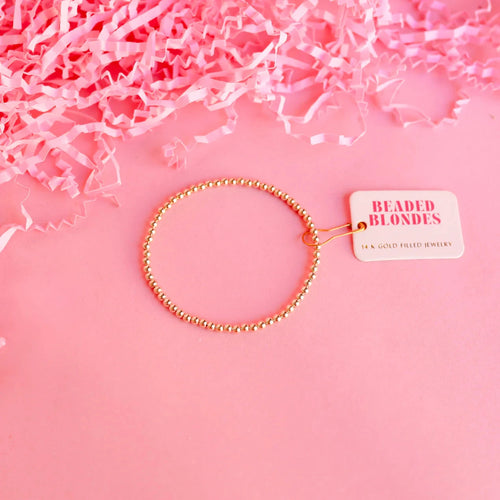 BB Gold Beaded Bracelet