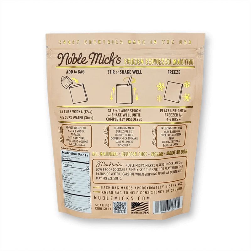 Noble Micks Frozen Cocktail mix