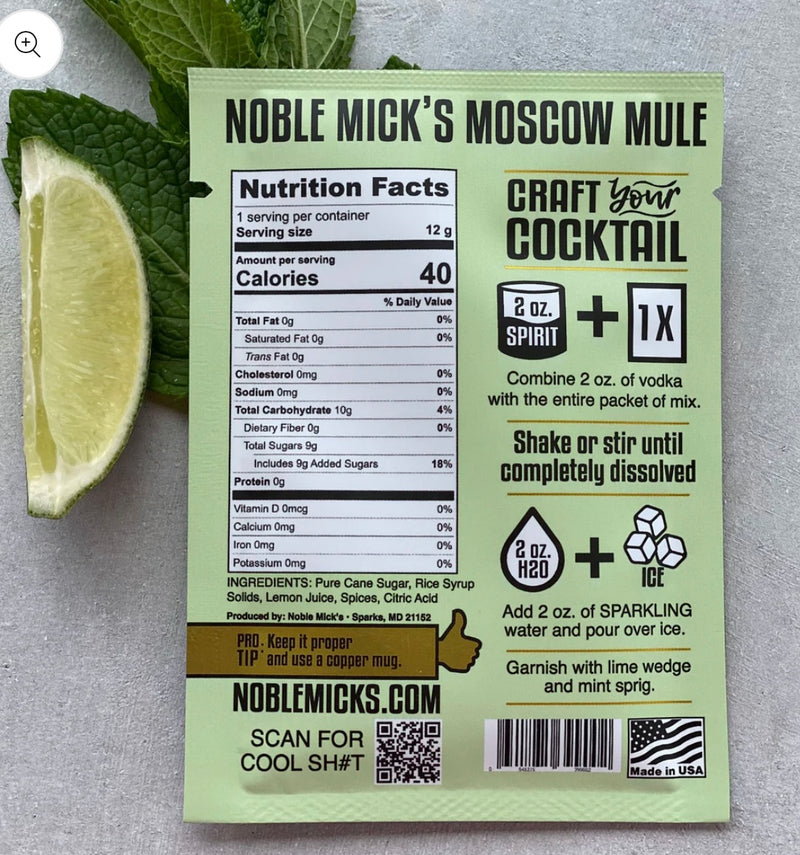 Noble Mikes Single Serve Cocktails