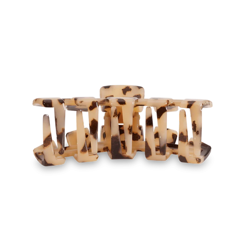 TeleTies Classic Hair Claw Clip- Blonde Tortoise