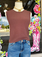 Another Love Sterling Ribbed Tank