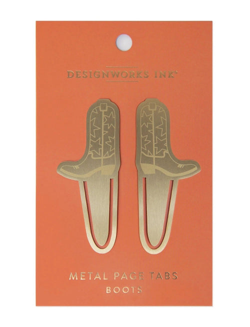 Brass Page Tabs - Boots