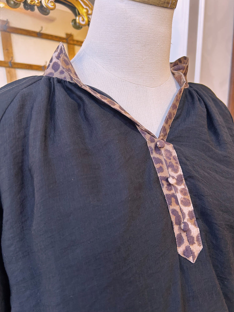 Curvy Janice Leopard Top