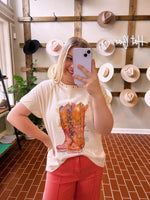 Splatter Boots Hi-LO Tee