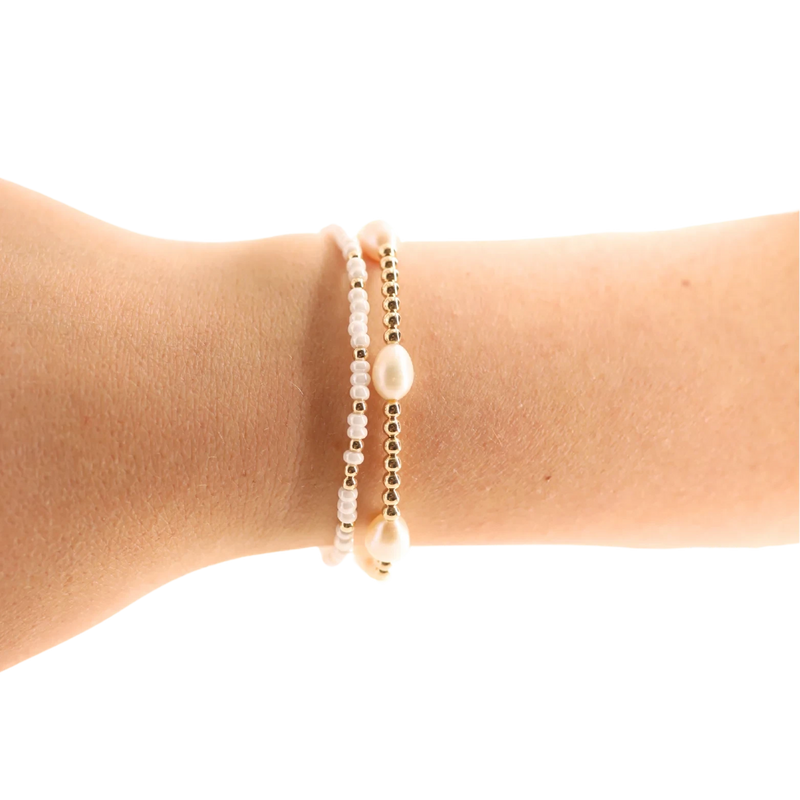 BB Pearl Poppi Gold Bracelet