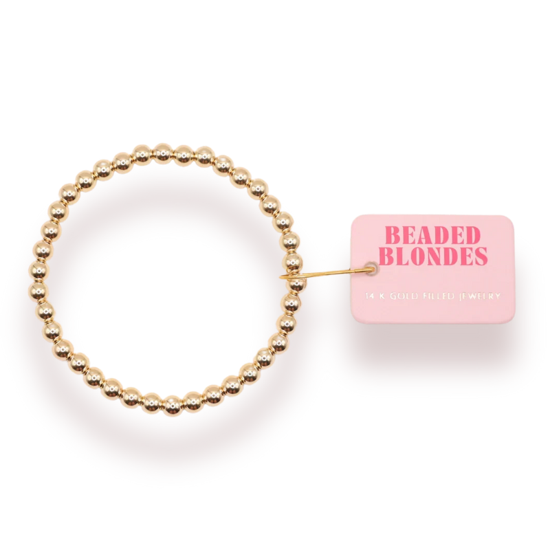 BB Gold Beaded Bracelet
