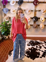 Josie Top Coral