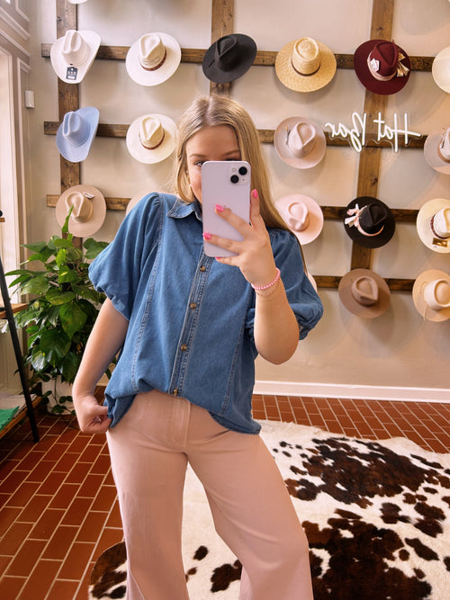 Spring Denim Top
