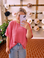 Ribbed Pocket Tee