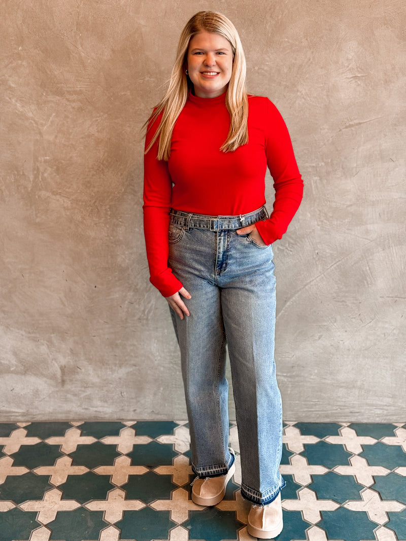 Mock Neck Basic