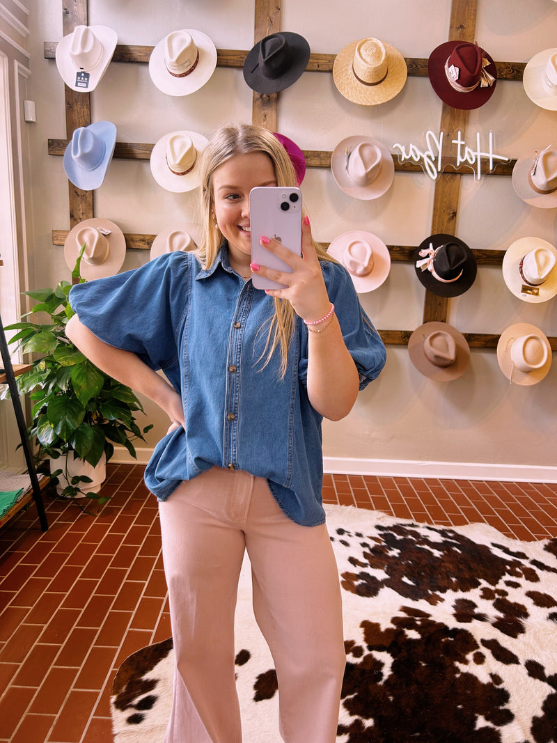 Spring Denim Top