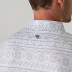 Burlebo Performance Polo Grey Aztec
