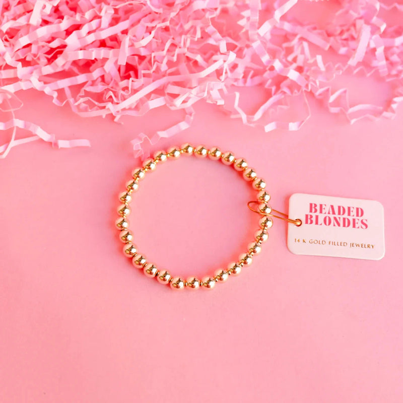BB Gold Beaded Bracelet