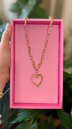 Open Heart Necklace