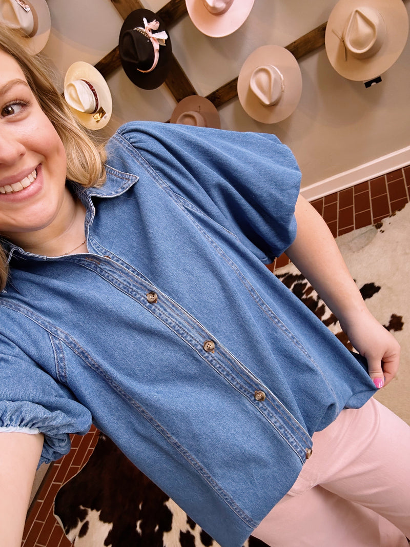 Spring Denim Top
