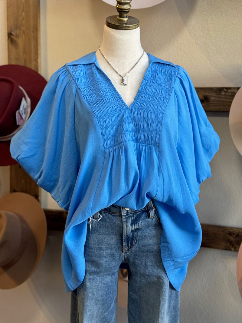 Ocean Blue Top